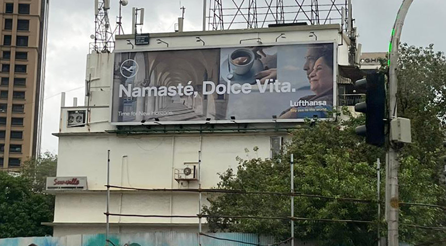 OOH campaign Lufthansa