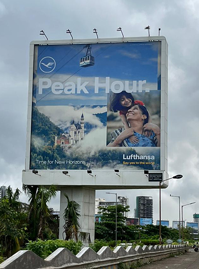 Lufthansa OOH campaign