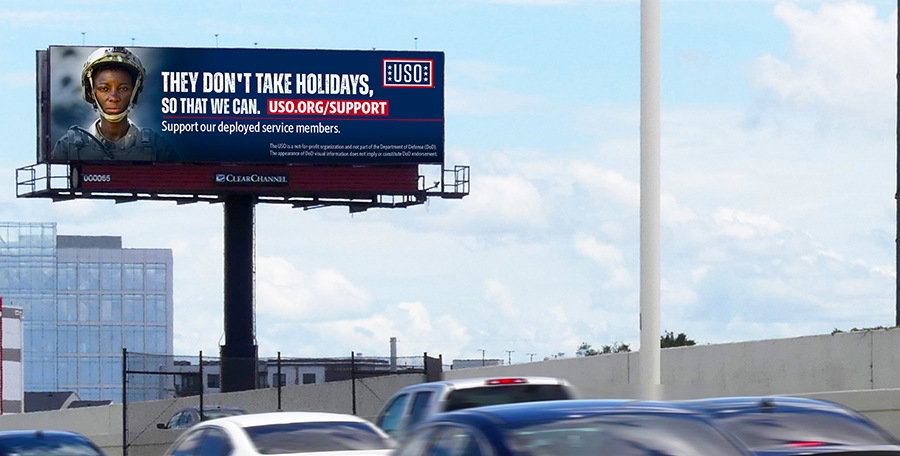 USO DOOH campaign