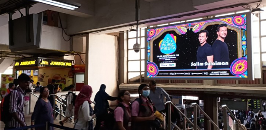 Hoarding for Mumbai city's most buzzing and talked about music festival event