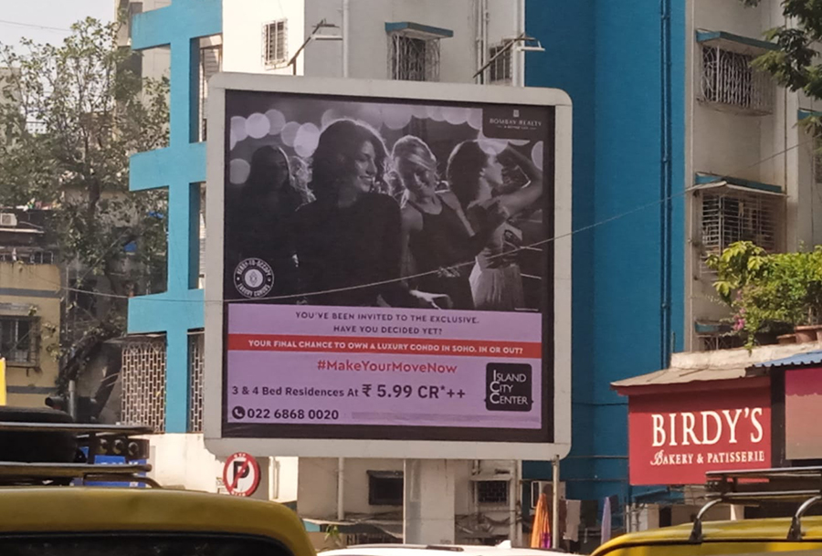 Bombay realty's Island City Center OOH Campaign by Bright Outdoor Media