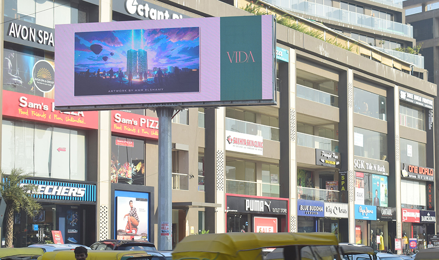 'Nila Spaces' new project VIDA Campaign (DOOH)