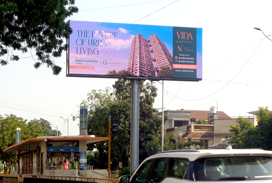 Campaign tagline 'Future of Urban Living