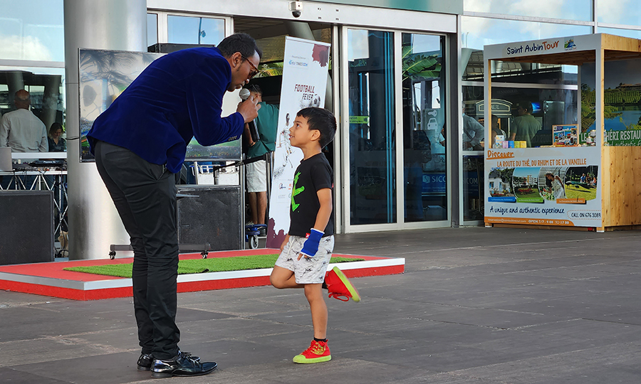 Engaging audiences at Mauritius airport