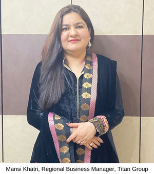 Mansi Khatri, Taneira, Titan
