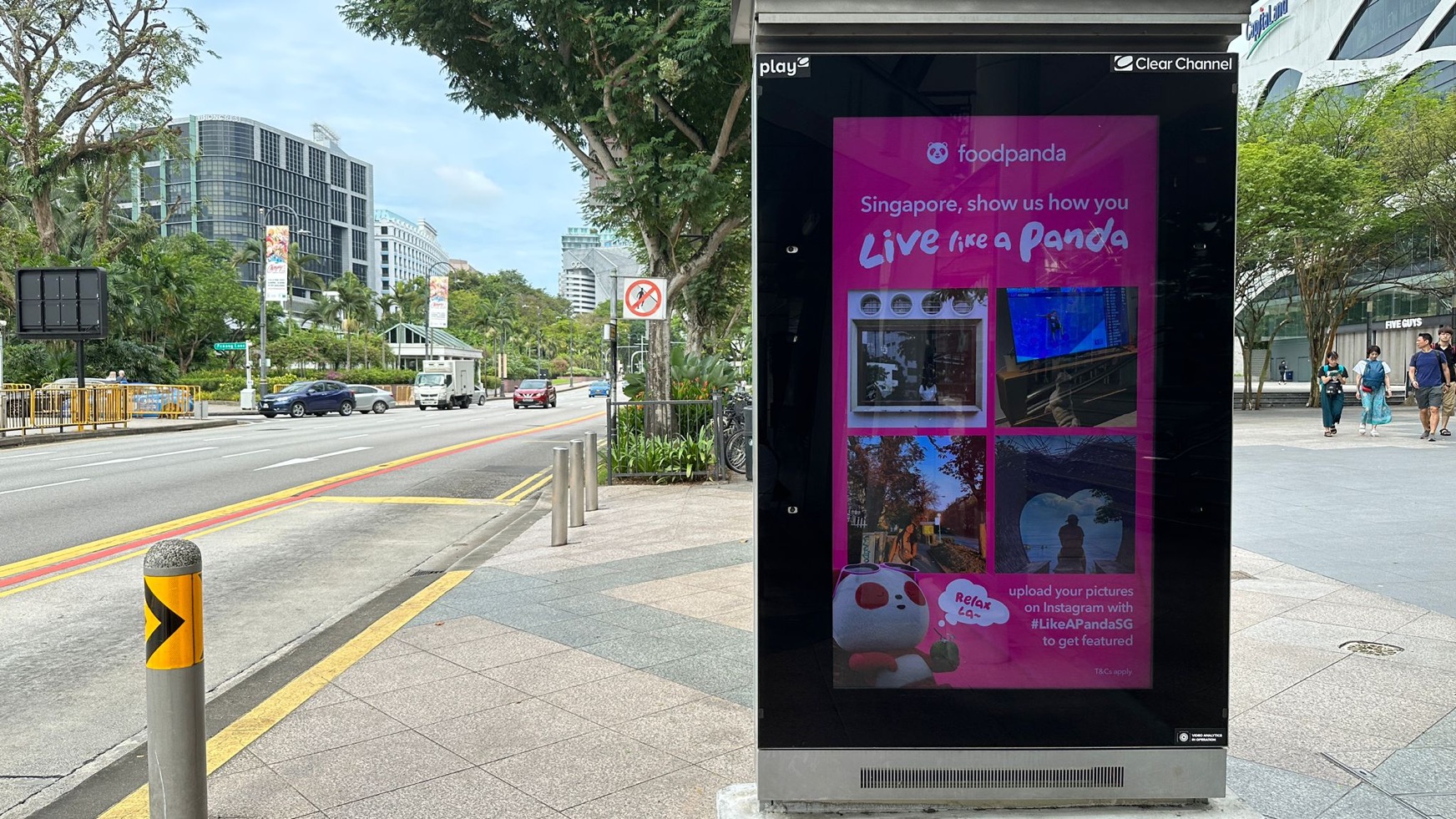 Foodpanda Clear Channel Singapore