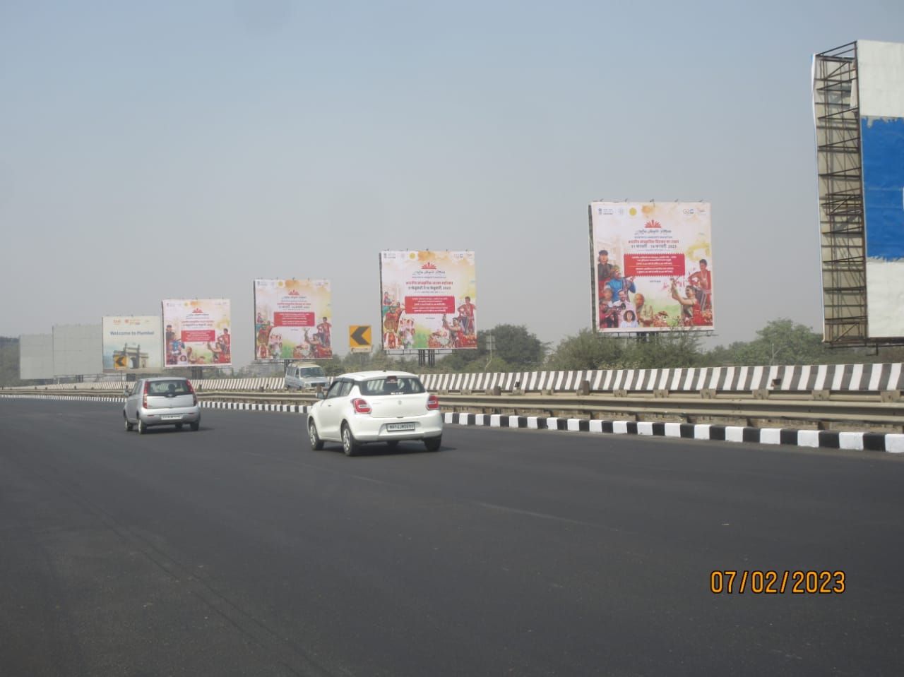 Campaign G20 on highway