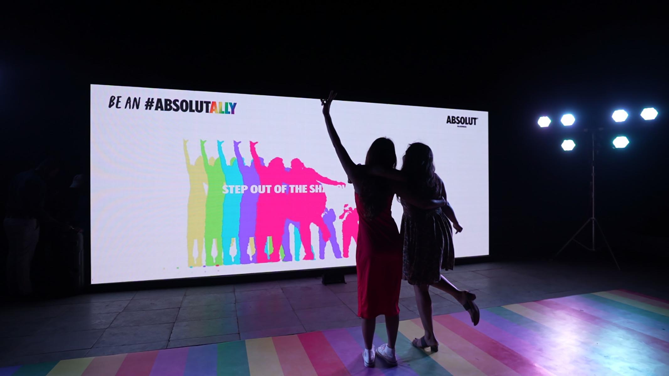 Be an #ABSOLUTALLY caption for DOOH Campaign 