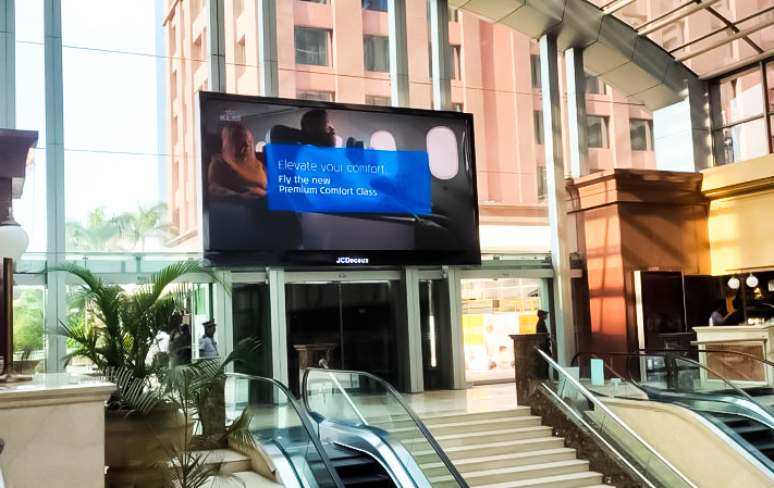 KLM Royal Dutch Airlines- ad display 