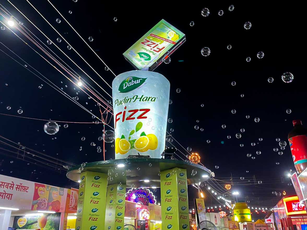 Dabur pudding hará fizz interactive campaign 