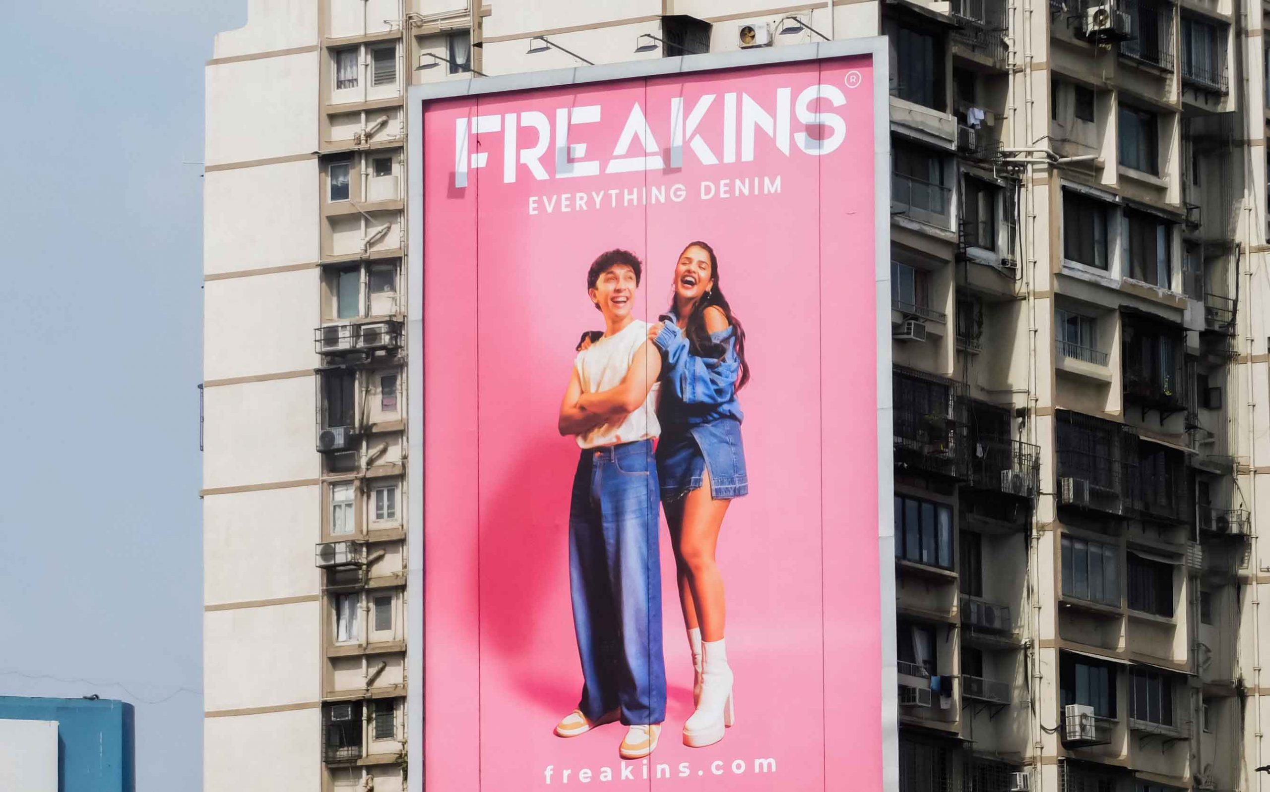 Freakins jeans OOH campaign, Haji Ali