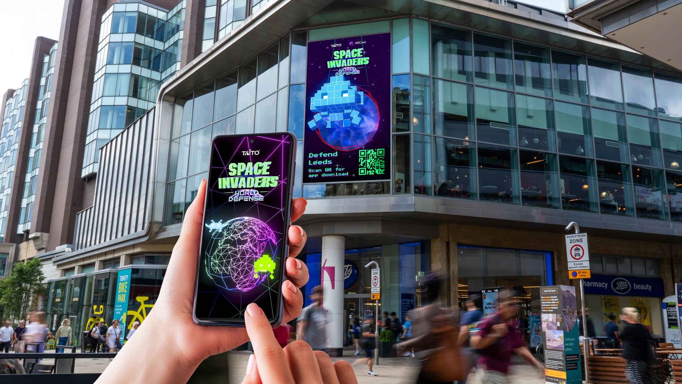 Ocean Outdoor's large digital screen- An outdoor campaign