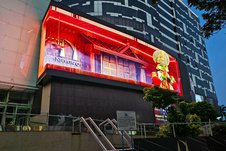 DOOH ad Q1 Mall kochi