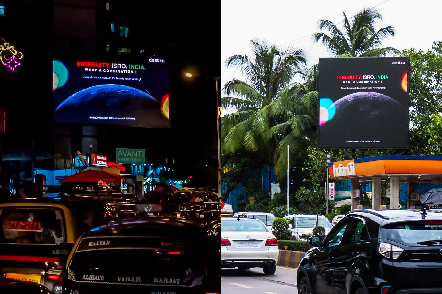 ISRO ooh campaign by Dentsu