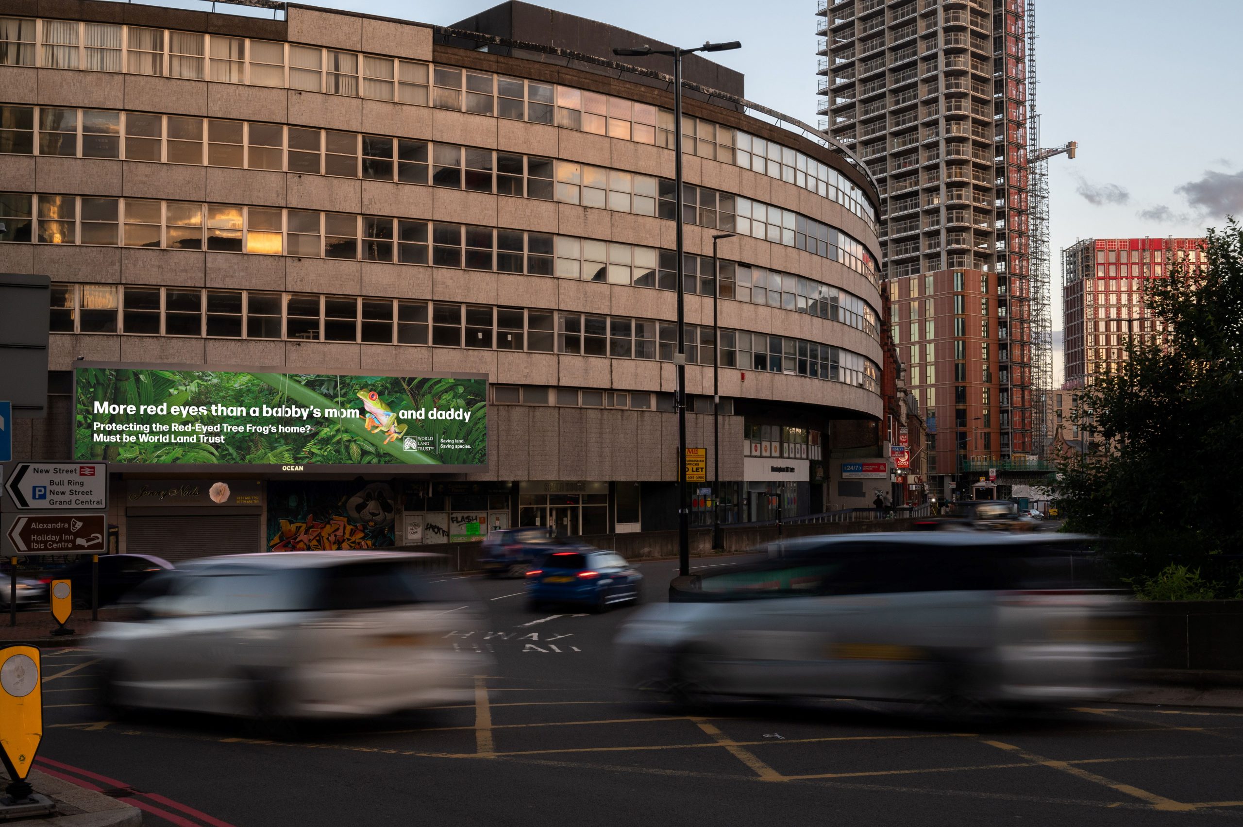 World Land Trust Birmingham Media Wall