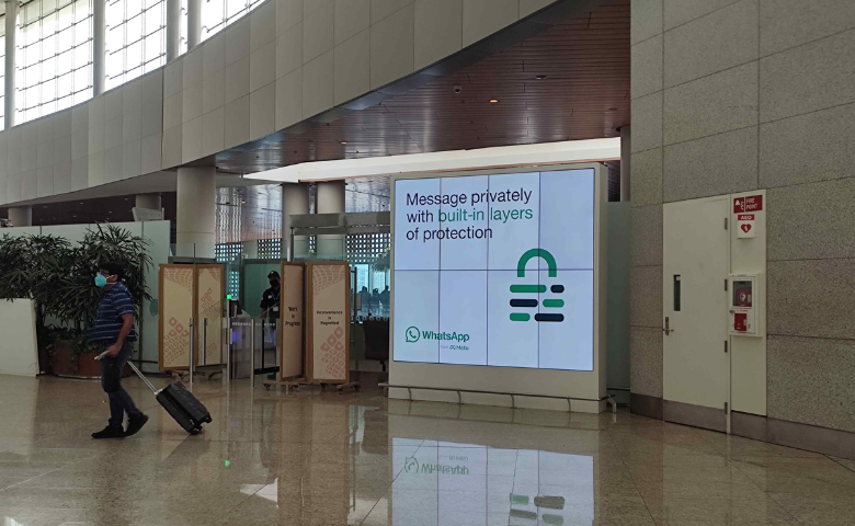 times ooh mumbai airport- media4growth