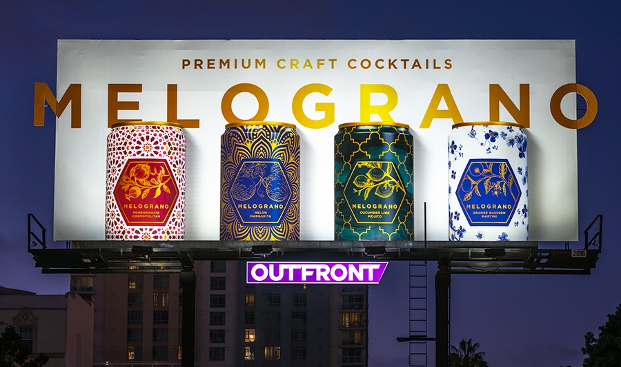 Melograno Cocktails Billboard