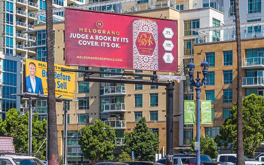 Melograno's OOH campaign 