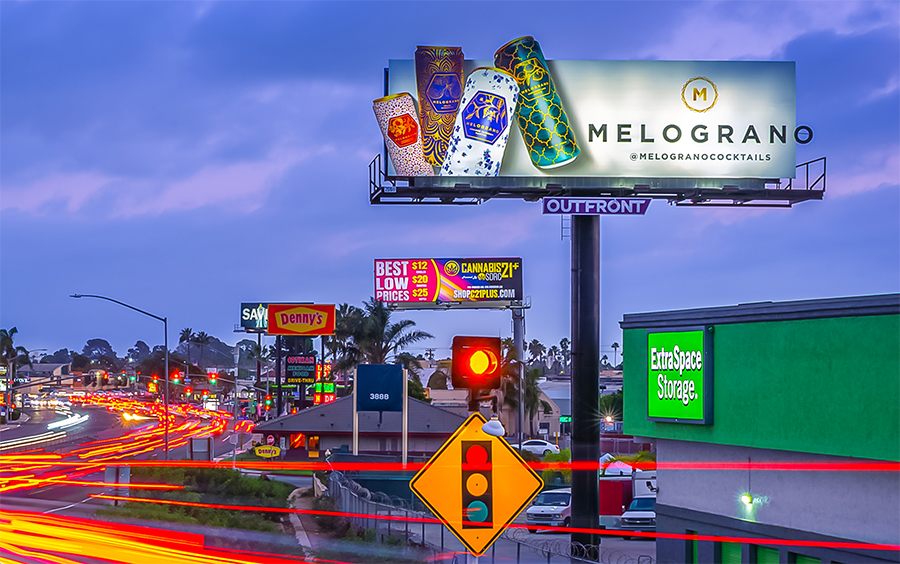 Melograno's OOH campaign