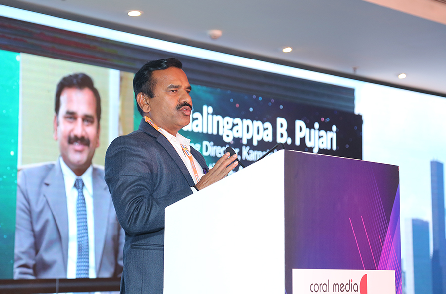 Siddalingappa B. Pujari speaking at South india OOH talks