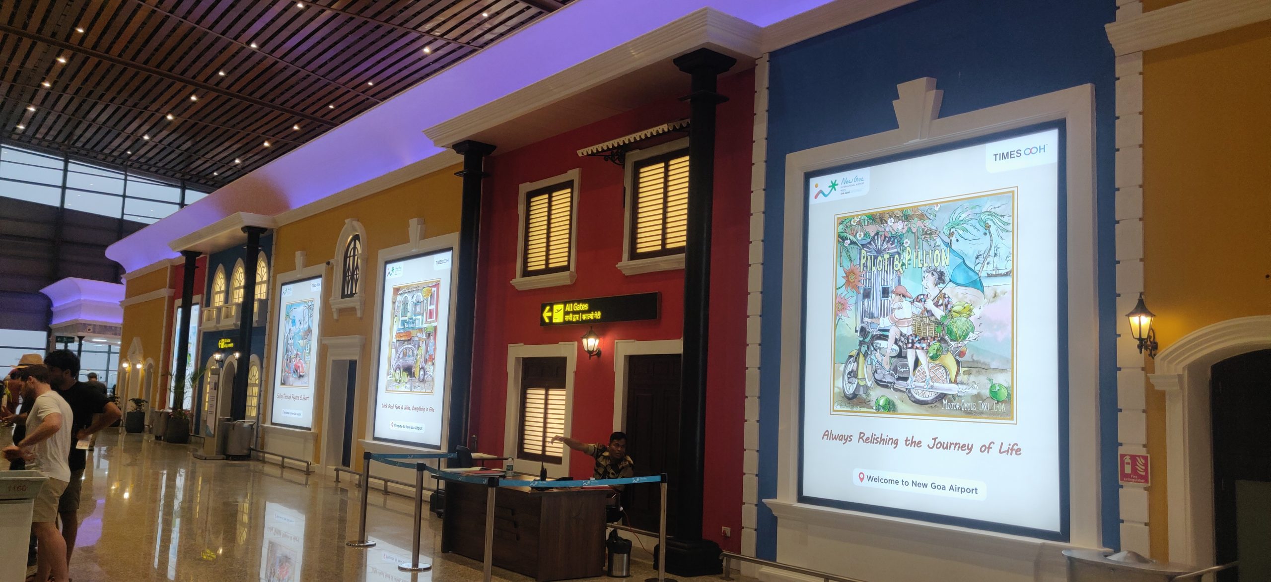 Goa airport inside campaigns