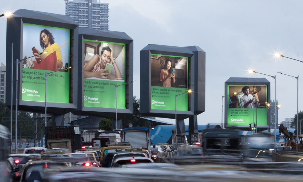 Watsapp OOH campaign