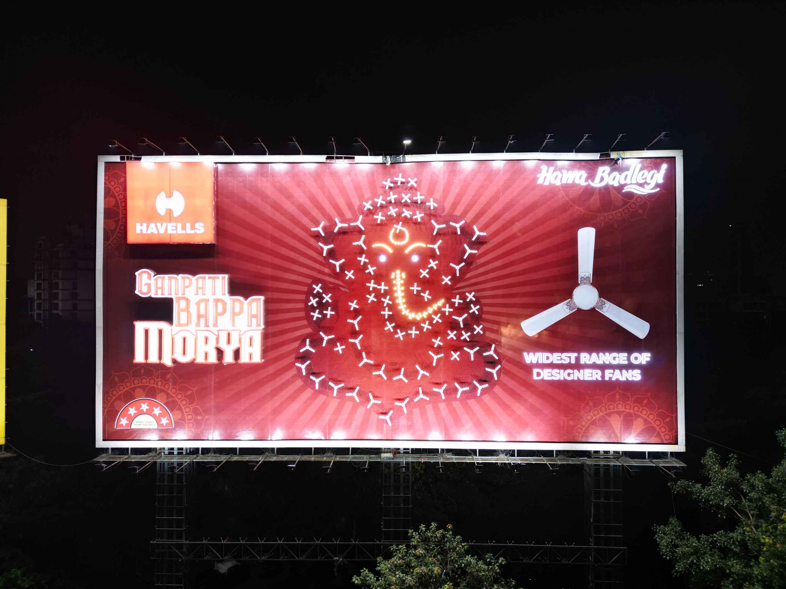 Havells Ganpat OOH campaign