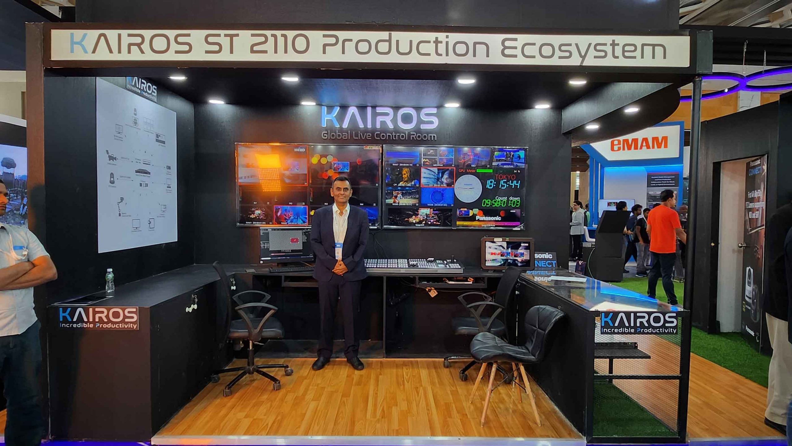 KAIROS Global live control room