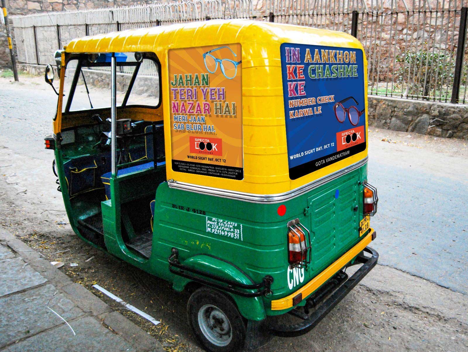 Specta look's Transit campaign on Rikshaw