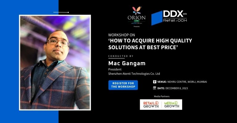 Mahesh C Gangam will be a DDX Asia expo