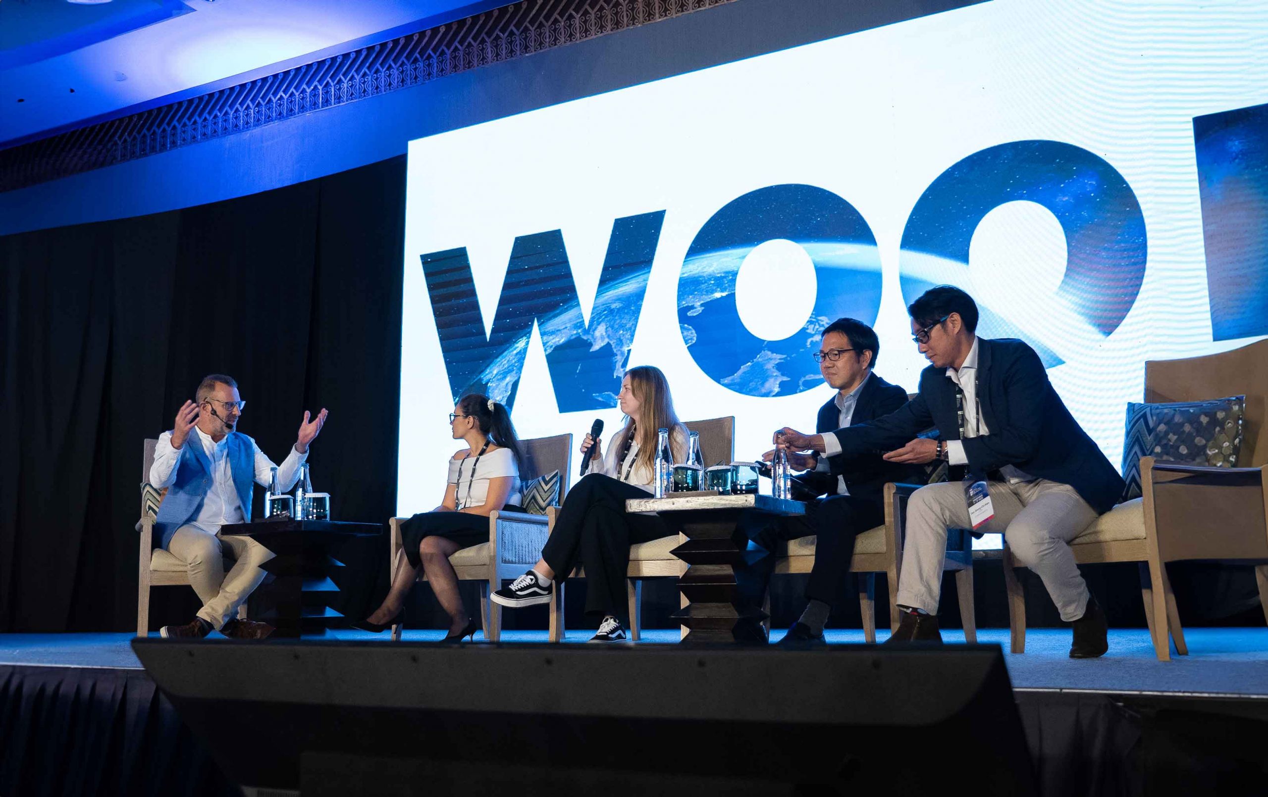 (L-R) Gideon Adey of World Out of Home Organization, Maud Moawad, CEO, Seventh Decimal, Kristina Rudoman, Chief Commercial Officer, Allunite, Jun Sakurai, CEO, LIVE BOARD, and Daniel Wong-Chi-Man, Chief Commercial Officer – Audience Measurement, Ipsos