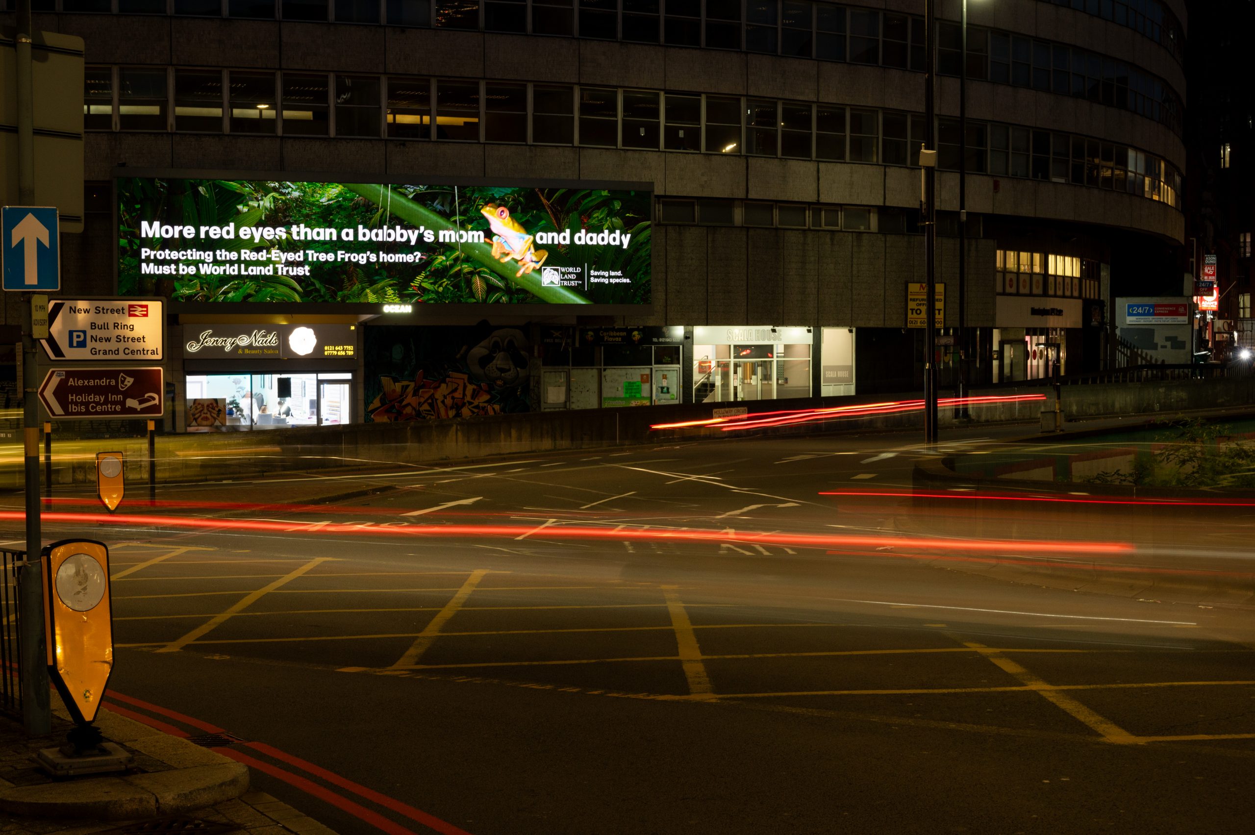World Land Trust Birmingham Media Wall