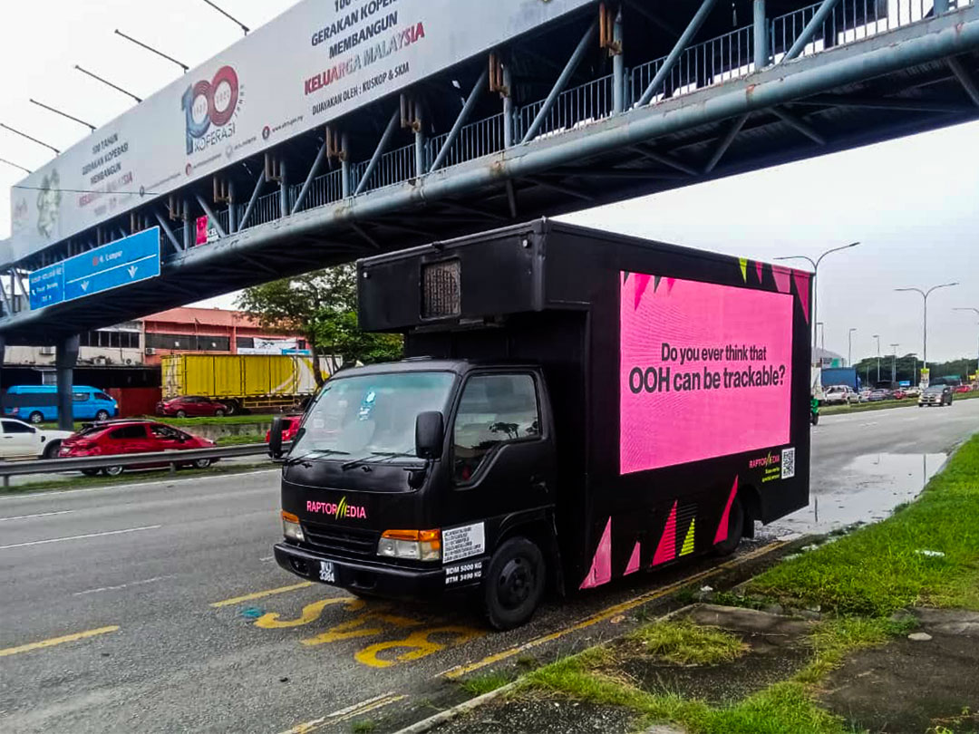 Campaign on LED trucks