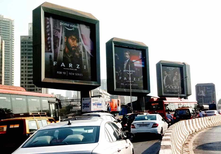 'Farzi' Tv Show OOH campaign 