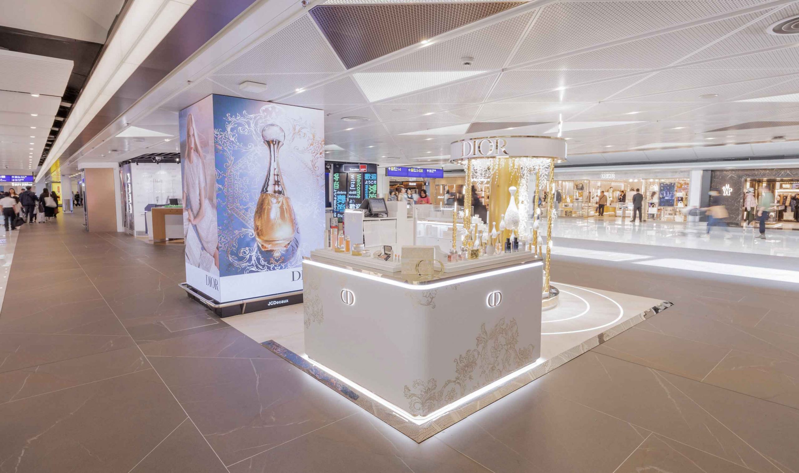 Dior at Hong Kong international airport