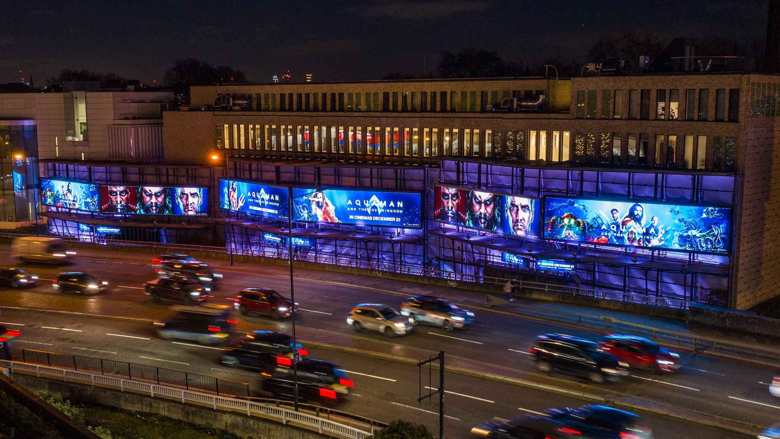 Aquaman DOOH campaign 
