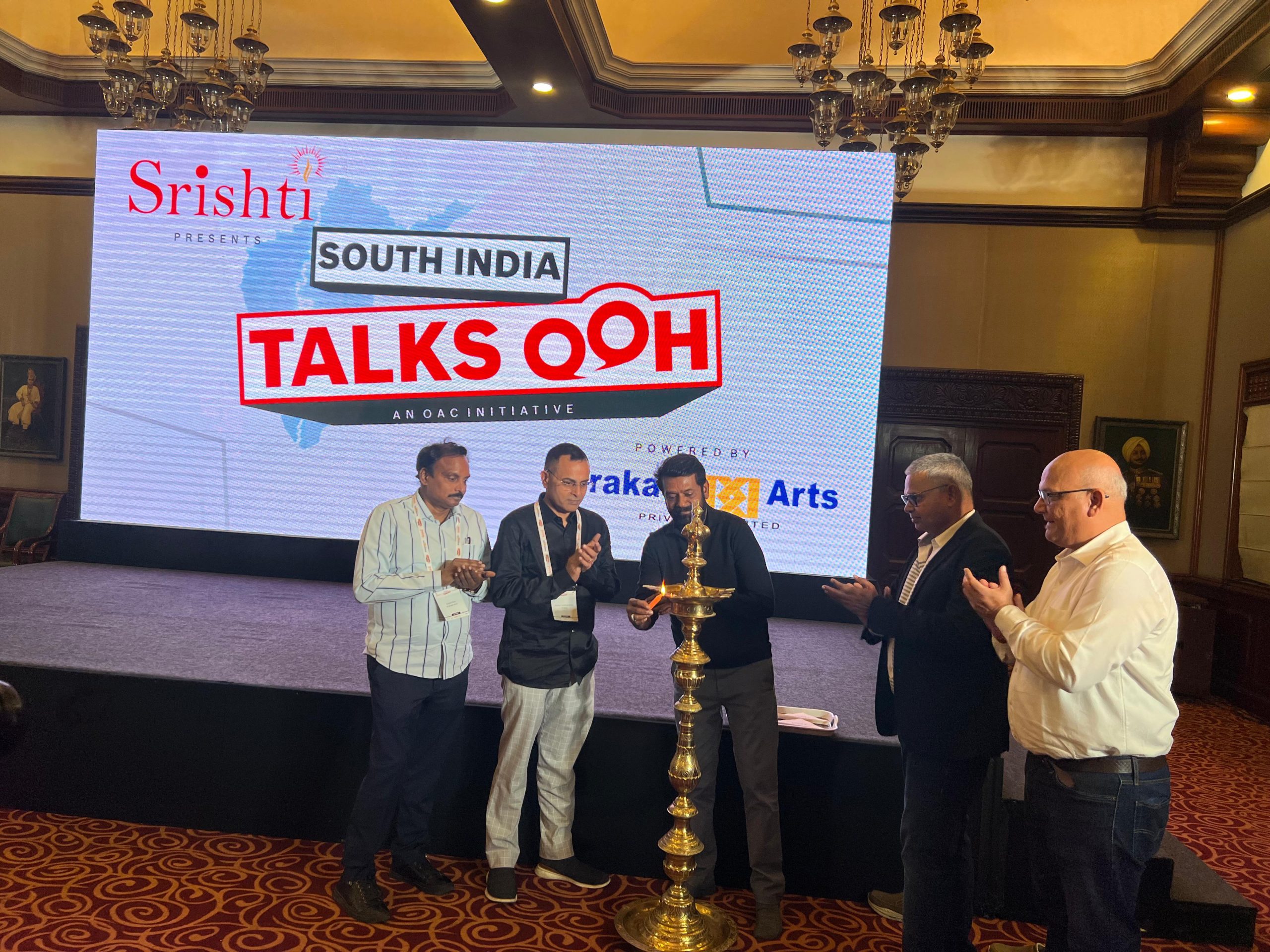 The conference was inaugurated by Vasanth S Sai, Eminent Film Writer & Director; S Kumar, Managing Director, Srishti Group; CDV Subba Rao, CEO & Director, Prakash Arts; Pawan Bansal, Chairman, Indian Outdoor Advertising Association (IOAA), and Vasant Jante, Managing Director, VJ Media Works. 