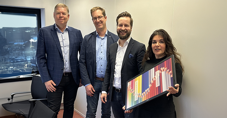 PPDS & DT with Philips Tableaux - (L-R) Martijn van der Woude, Thomas Tennagels, Michael Tölle, Nadia Riahi