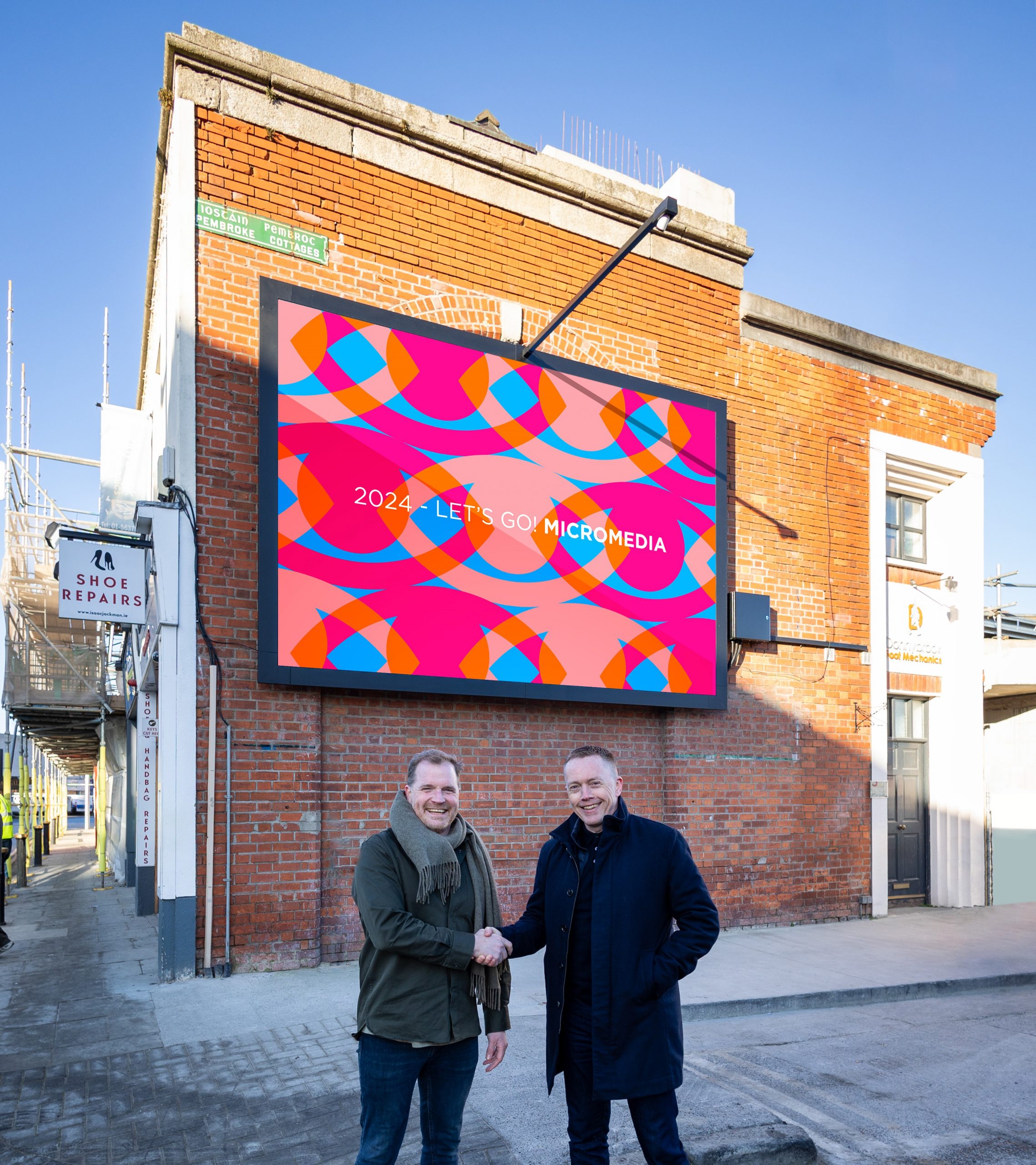 Dave Smith (left), Managing Director, Micromedia with Michael Smith, Commercial Director, Wildstone
