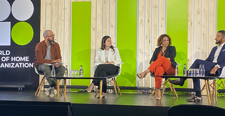 (L-R) Simon Wall, Group CEI, Tractor Media Holdings, Francesca Vincenti, Head of Programmatic & Innovation, Pikasso, Mandakini Negi, Co-Founder & MD, LMX, and Alexis Coulibaly, Programmatic Team Lead – EMEA, Broadsign